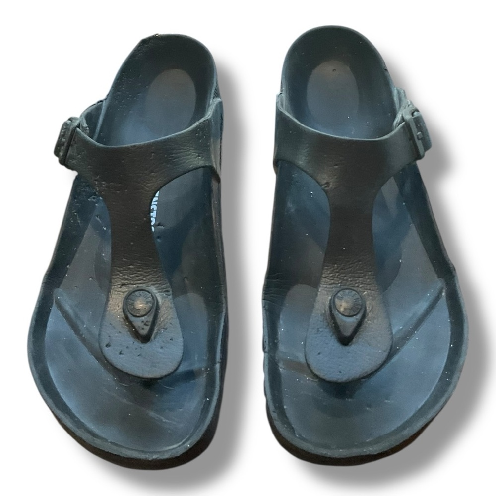 ☀️ Birkenstock Gizeh EVA Sandals | Black | Women’s 8 /‎ Men’s 6 | Beach/Pool - Picture 4 of 8